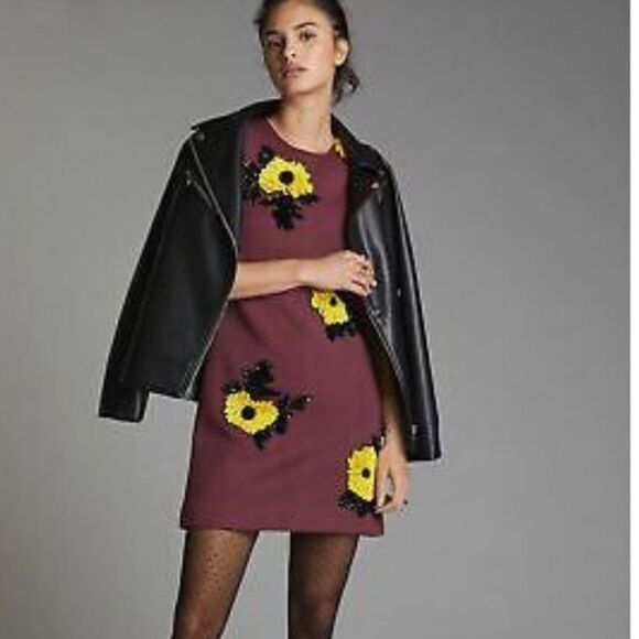 NWT Anthropologie Sequined Shift Mini Dress 
Dhruv Kapoor Embellished-F13 - Picture 1 of 9